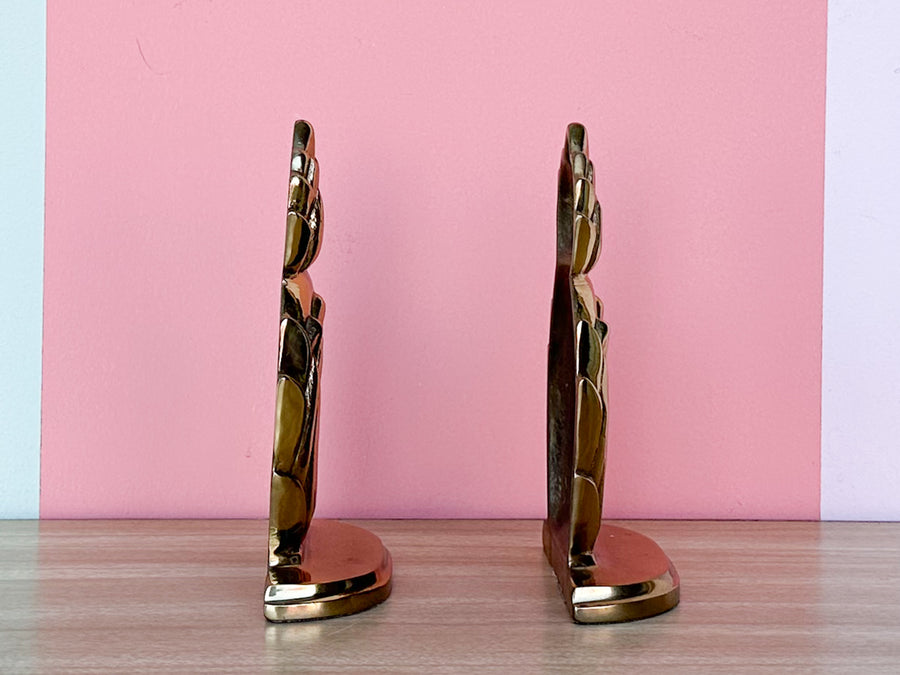 Pair of Pineapple Bookends