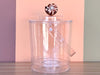 Brown Cone Shell Lucite Ice Bucket