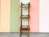 Petite Three Tier Rattan Etagere