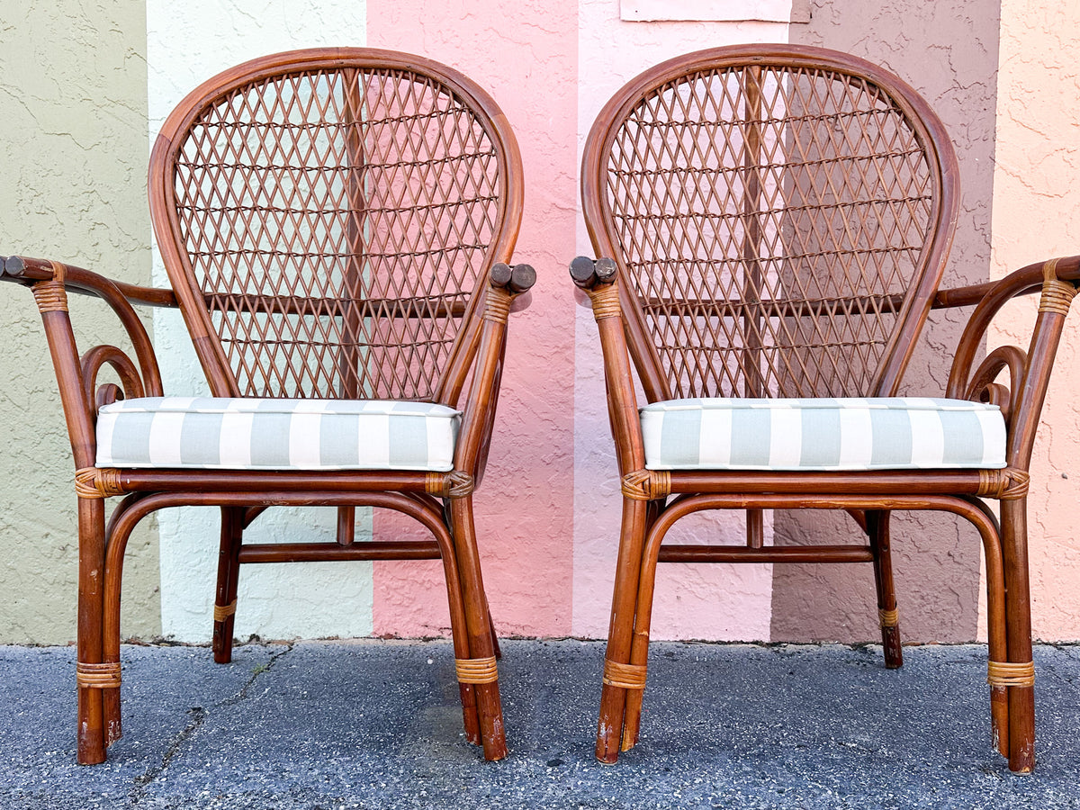 Pair of Whimsical Balloon Back Chairs