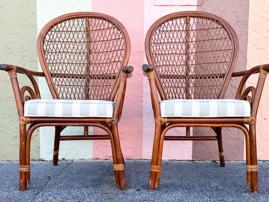 Pair of Whimsical Balloon Back Chairs