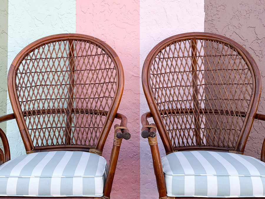 Pair of Whimsical Balloon Back Chairs