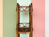 Petite Three Tier Rattan Etagere