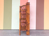 West Indies Style Folding Rattan Etagere