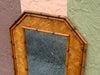 Old Florida Parquet Rattan Mirror