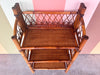 West Indies Style Folding Rattan Etagere