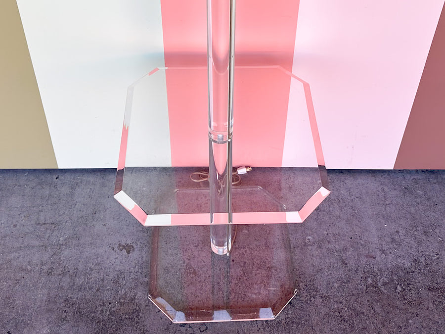 Fab Lucite Table Lamp