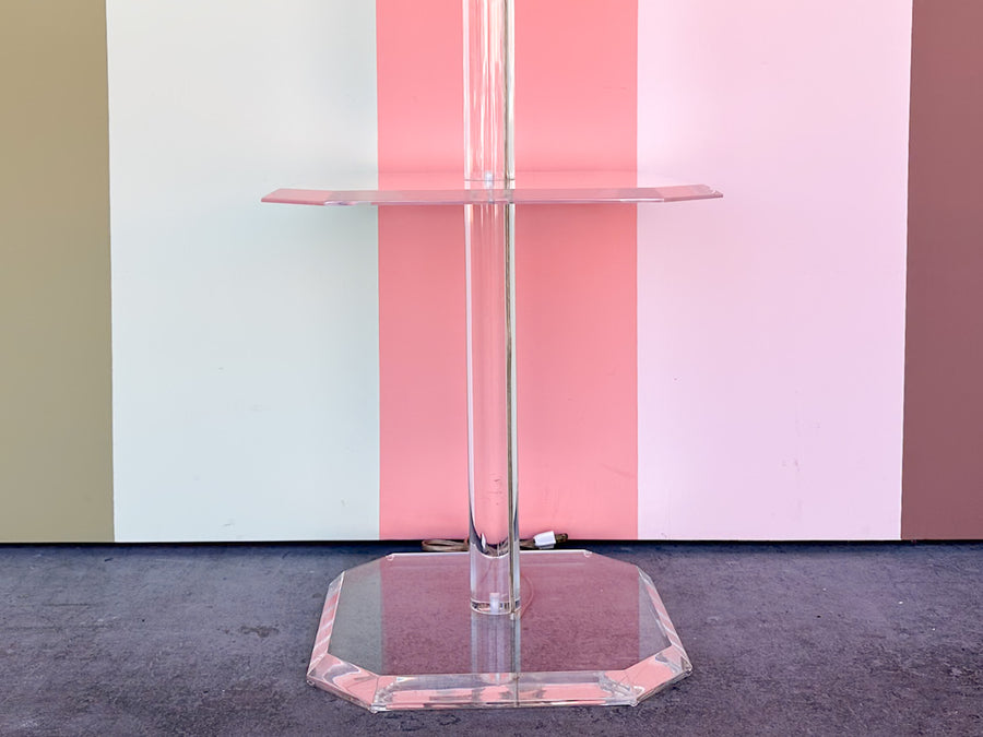 Fab Lucite Table Lamp