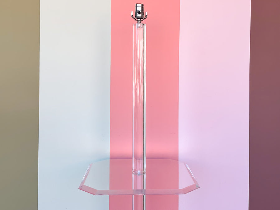 Fab Lucite Table Lamp