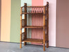 West Indies Style Folding Rattan Etagere