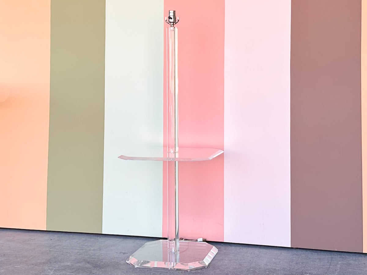 Fab Lucite Table Lamp