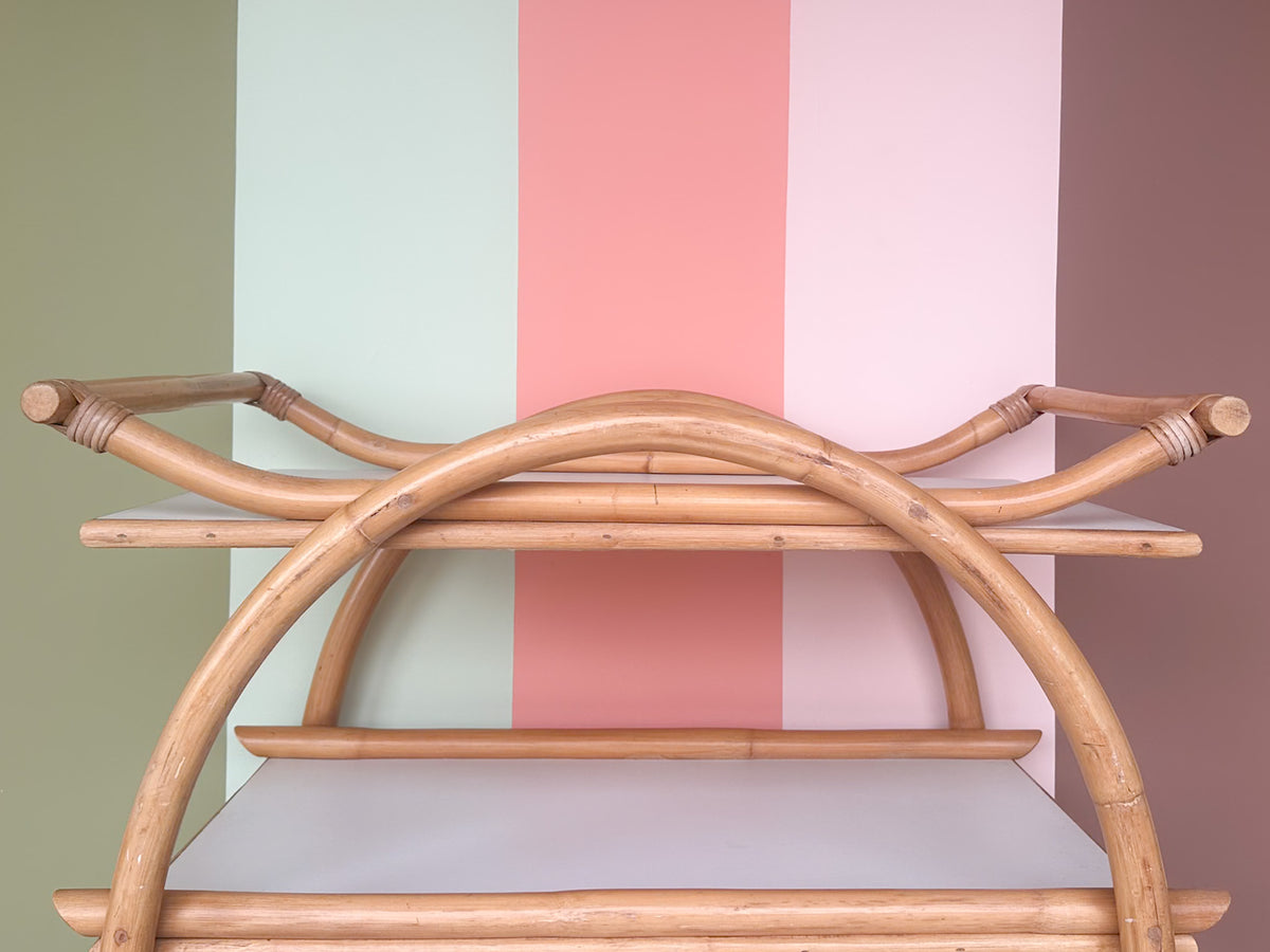 MCM Rattan Bar