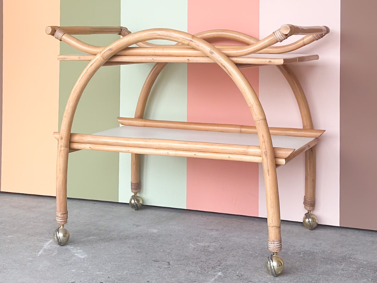 MCM Rattan Bar