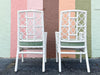 Set of Six Ficks Reed Rattan Dining Chairs