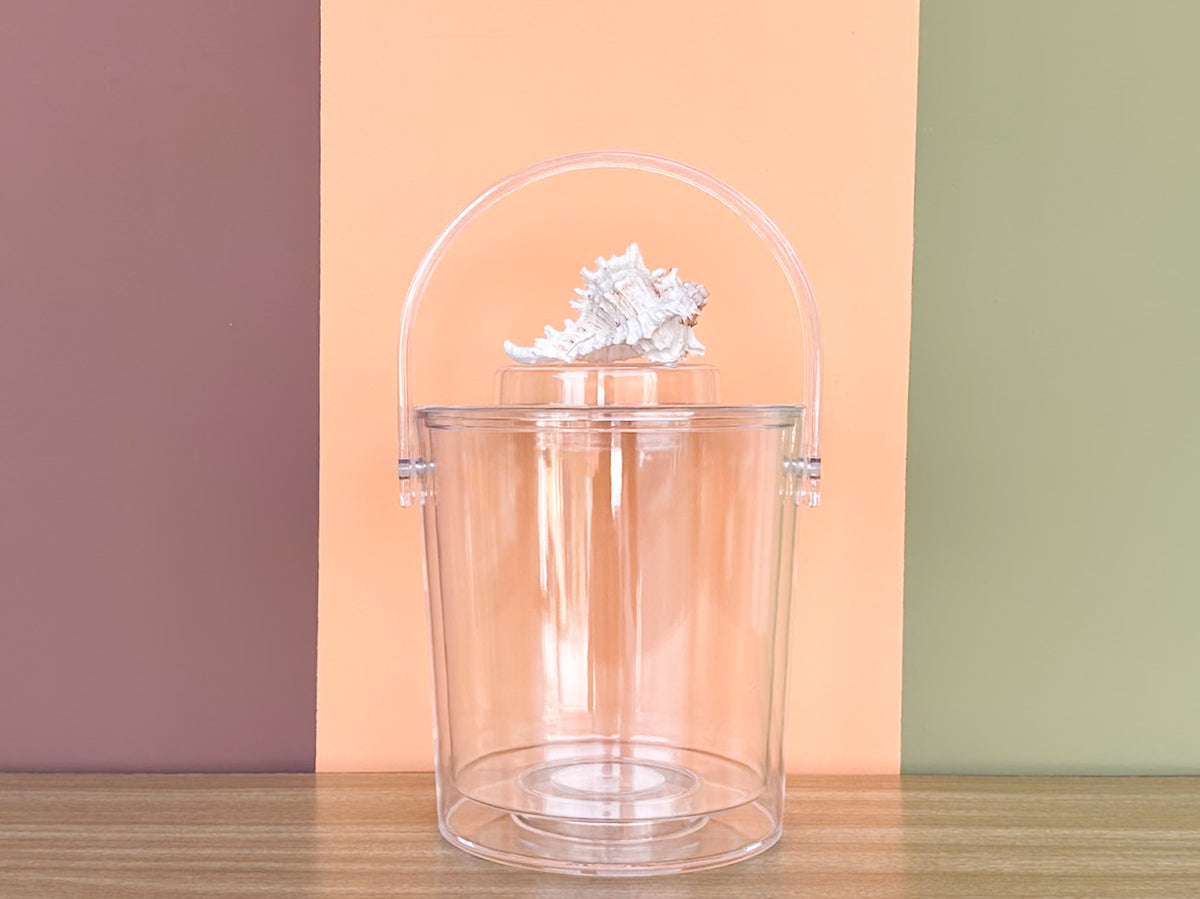 Murex Shell Lucite Ice Bucket