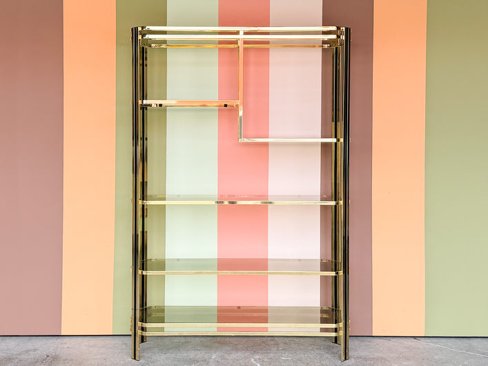 MCM Brass Etagere
