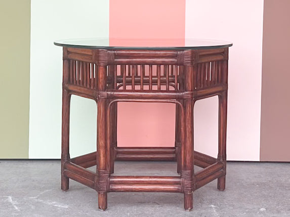 Brighton Style Rattan Side Table