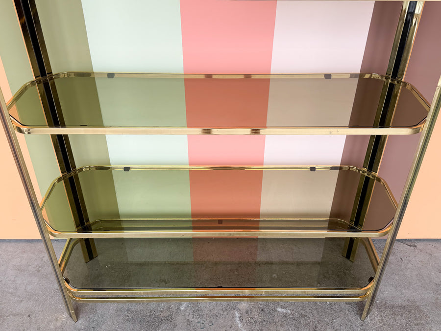 MCM Brass Etagere