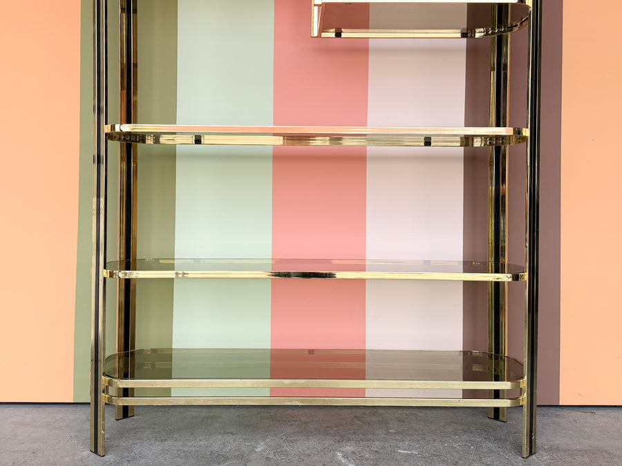MCM Brass Etagere