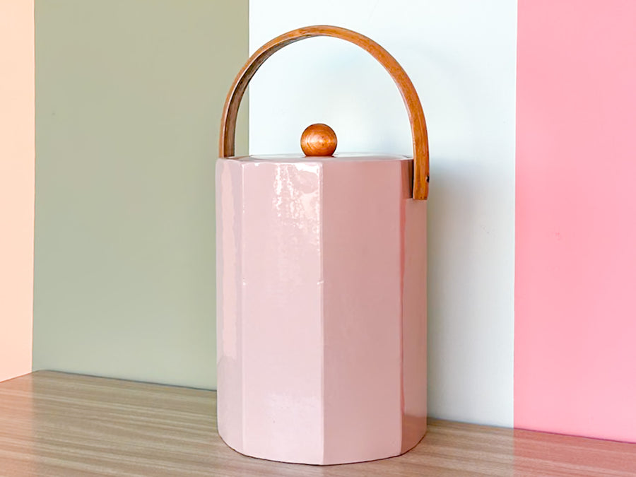 Georges Briard Pink Sand Ice Bucket