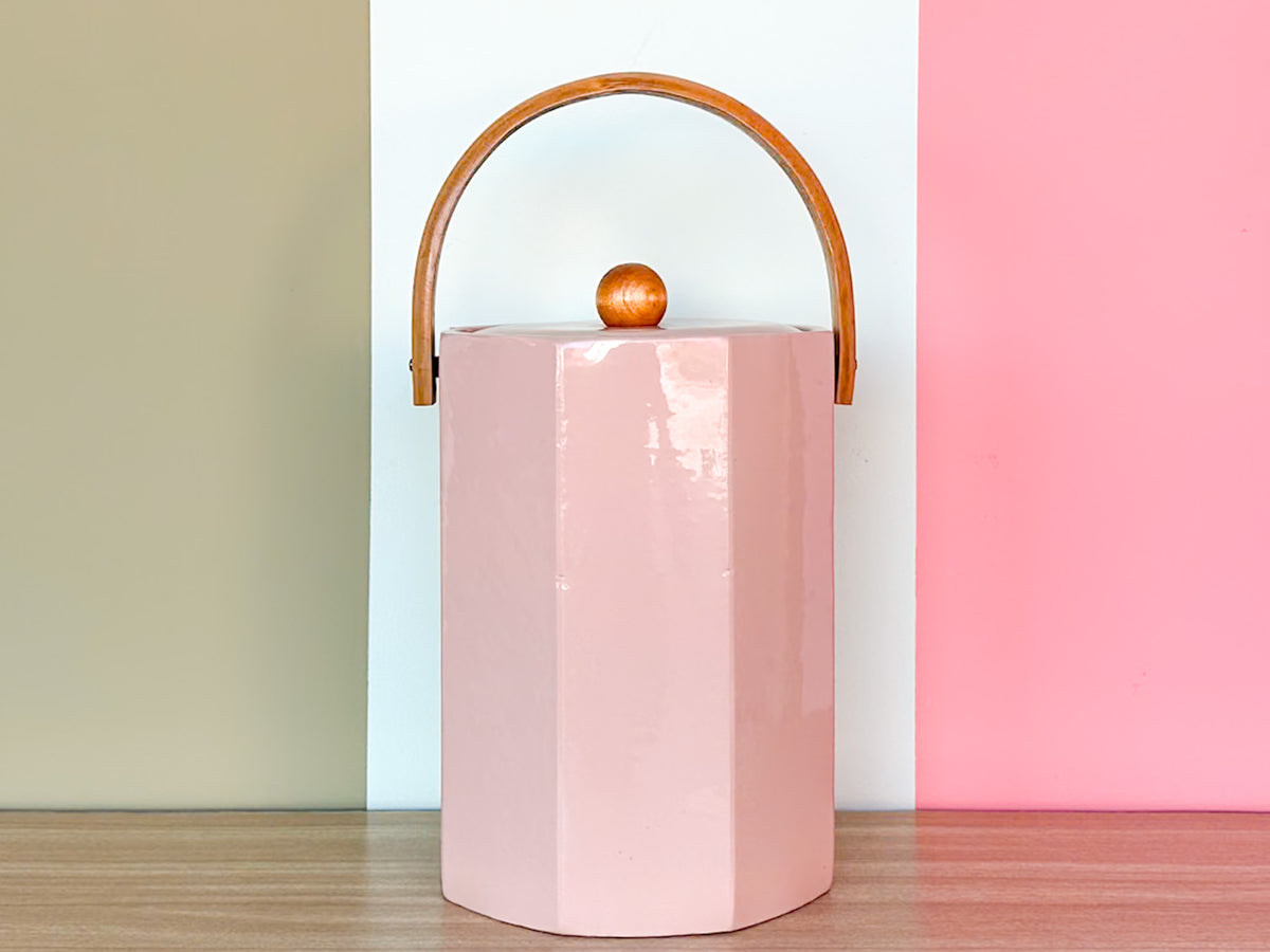 Georges Briard Pink Sand Ice Bucket