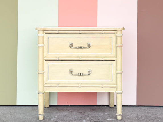 Henry Link Faux Bamboo Nightstand
