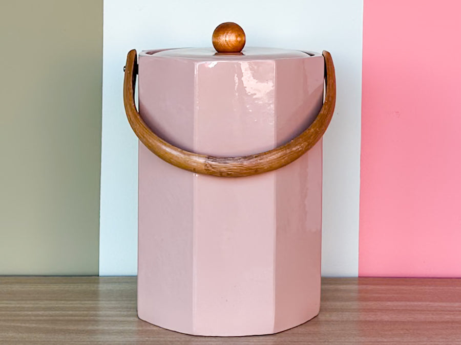 Georges Briard Pink Sand Ice Bucket