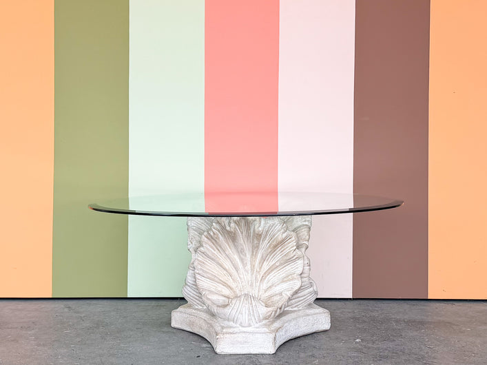 Shell Chic Plaster Coffee Table