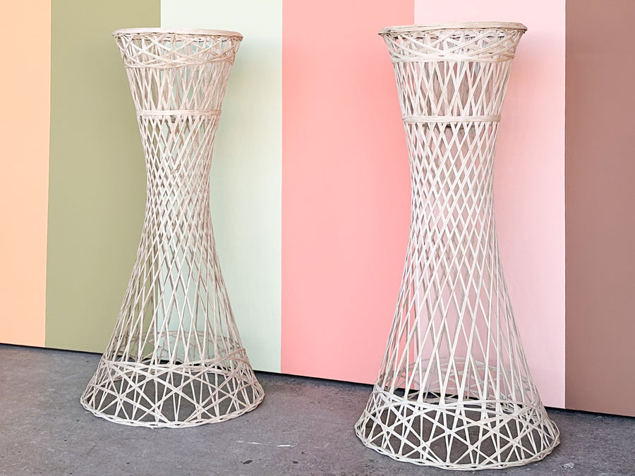 Pair of Webspun Plant Stands
