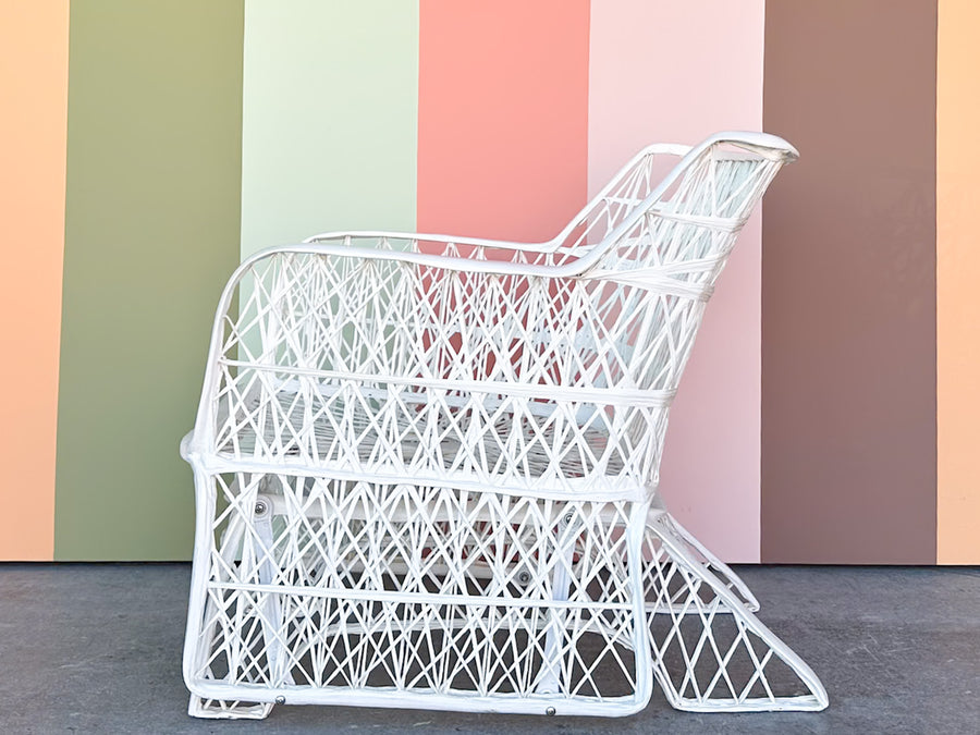 White Webspun Rocker
