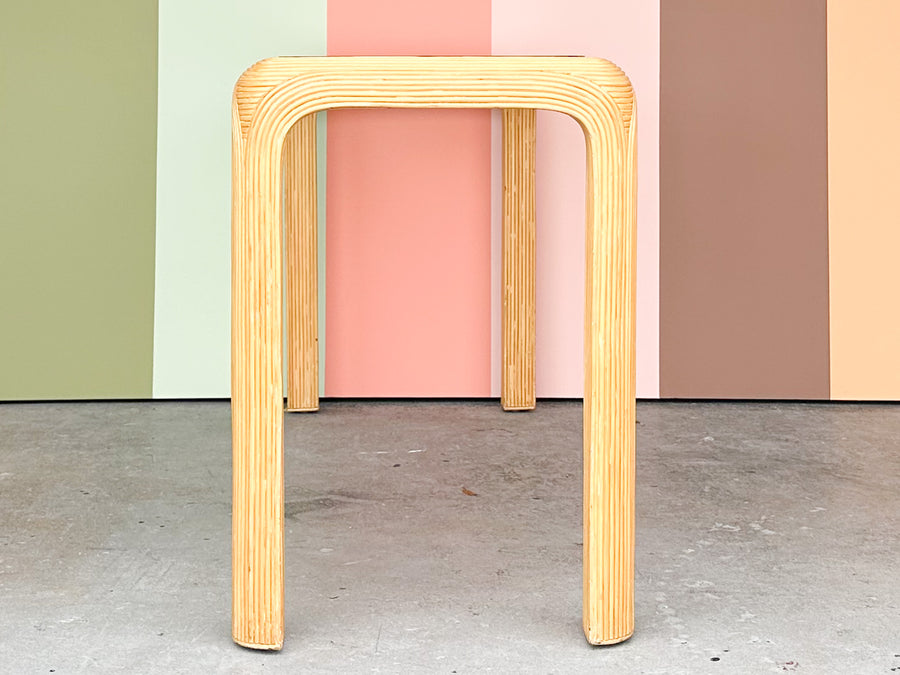 Pencil Reed Rattan Console