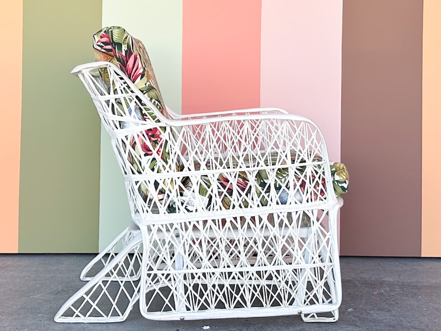 White Webspun Rocker