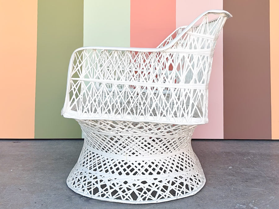 White Webspun Rocker