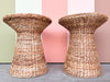 Pair of Seagrass Side Tables
