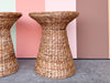 Pair of Seagrass Side Tables