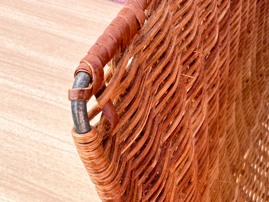 Wicker Chic Double Magazine Rack