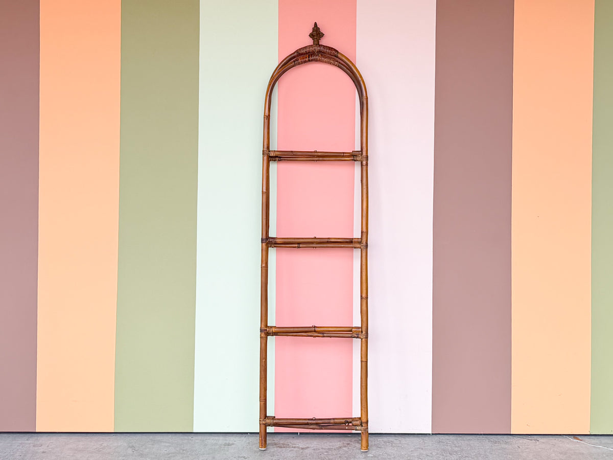 Folding Rattan Etagere