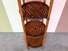 Folding Rattan Etagere