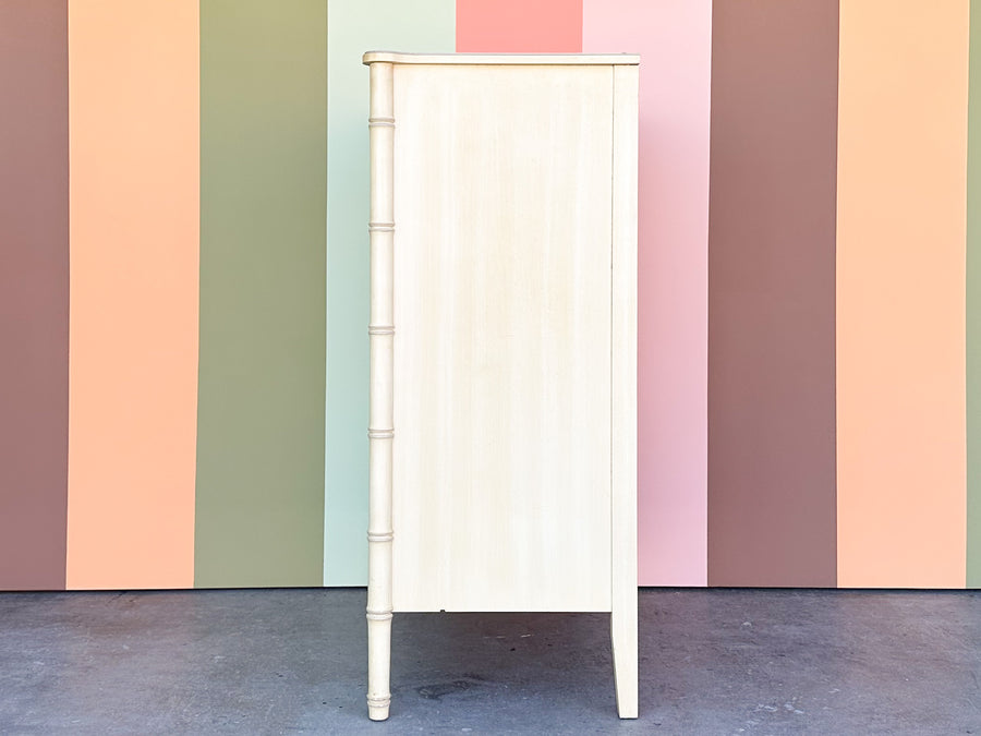 Henry Link Faux Bamboo Tall Chest