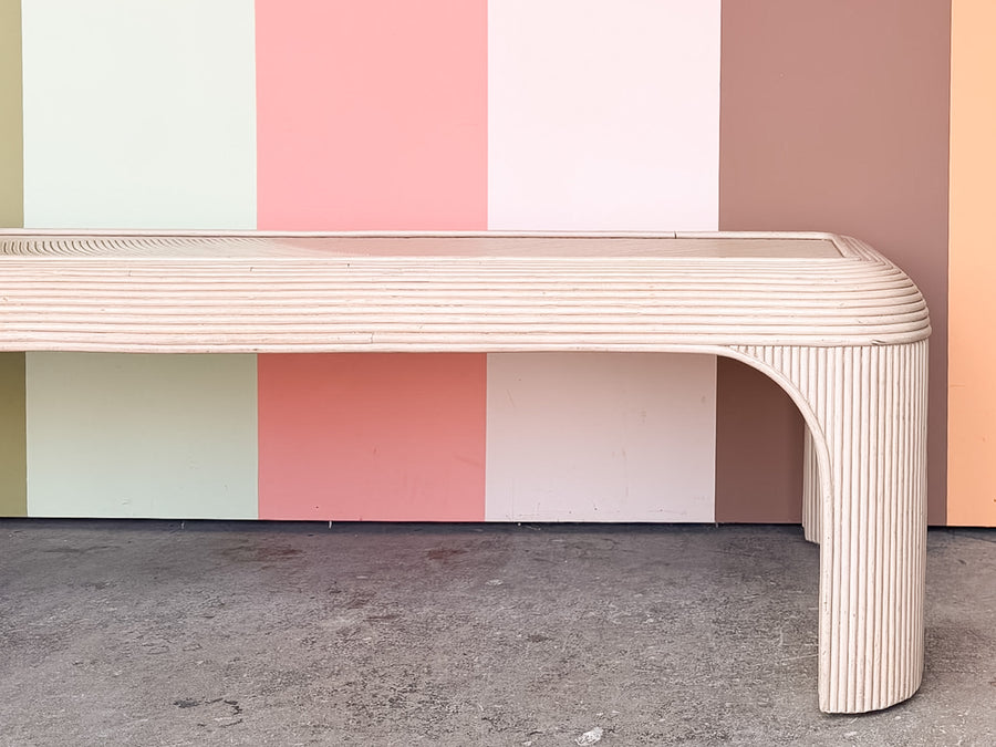 Pencil Reed Rattan Coffee Table