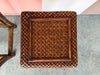 Pair of Island Style Rattan Plant Stands