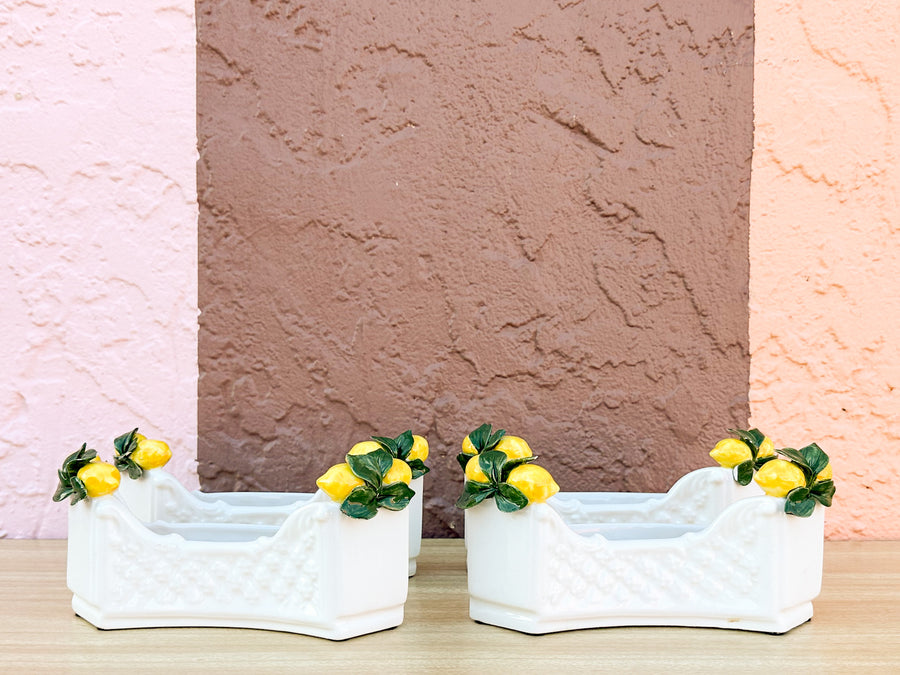 Adorable Italian Lemon Topiary Set