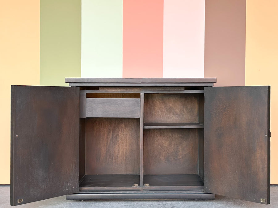 Dorothy Draper Style Chippendale Folding Bar