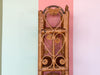 Petite Fiddlehead Rattan Etagere
