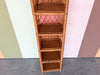 Petite Fiddlehead Rattan Etagere