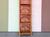 Petite Fiddlehead Rattan Etagere