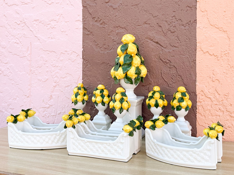Adorable Italian Lemon Topiary Set