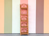 Petite Fiddlehead Rattan Etagere