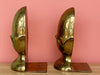 Brass Acorn Bookends