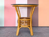 Pair of Island Chic Rattan Side Tables